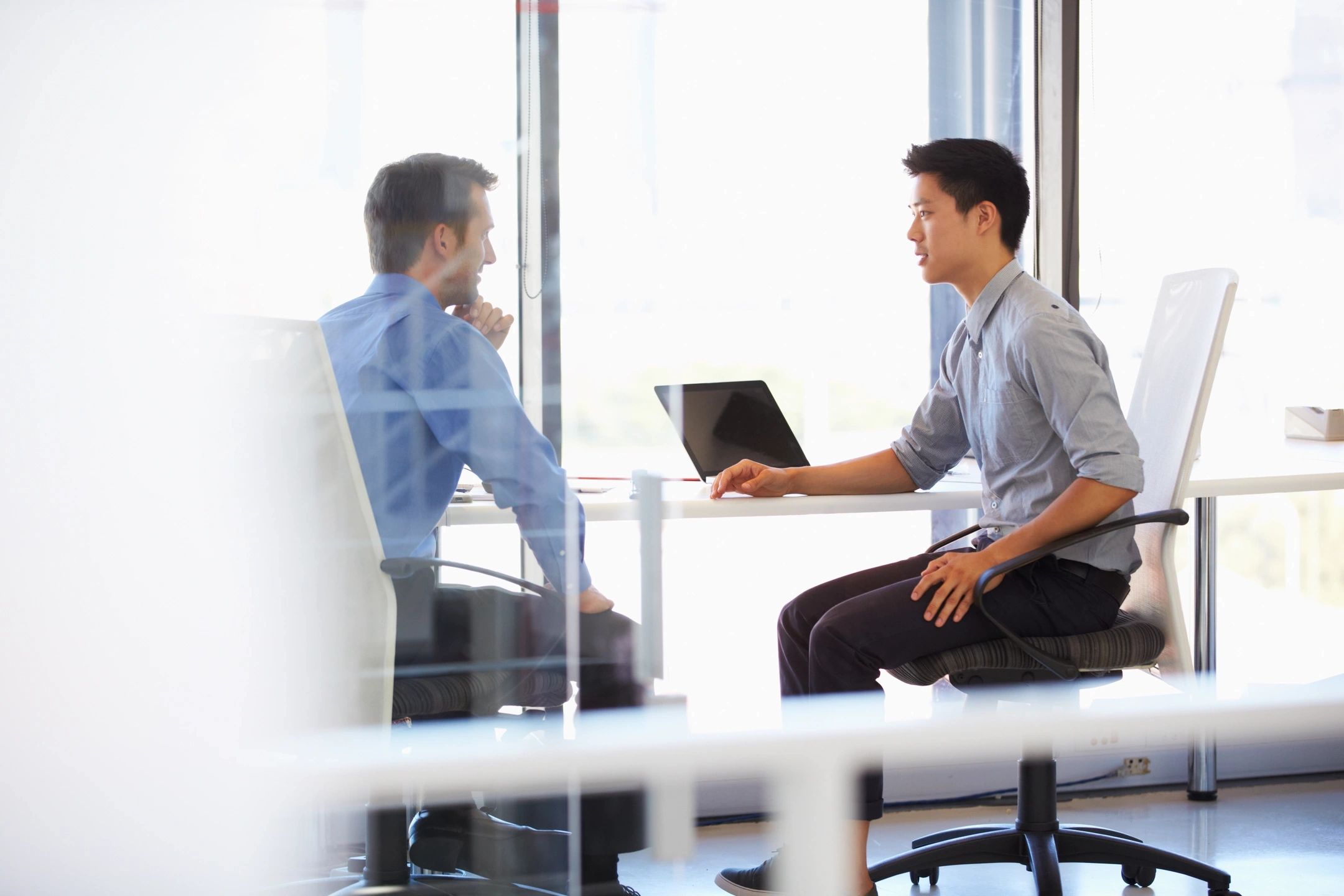 Two men in the office